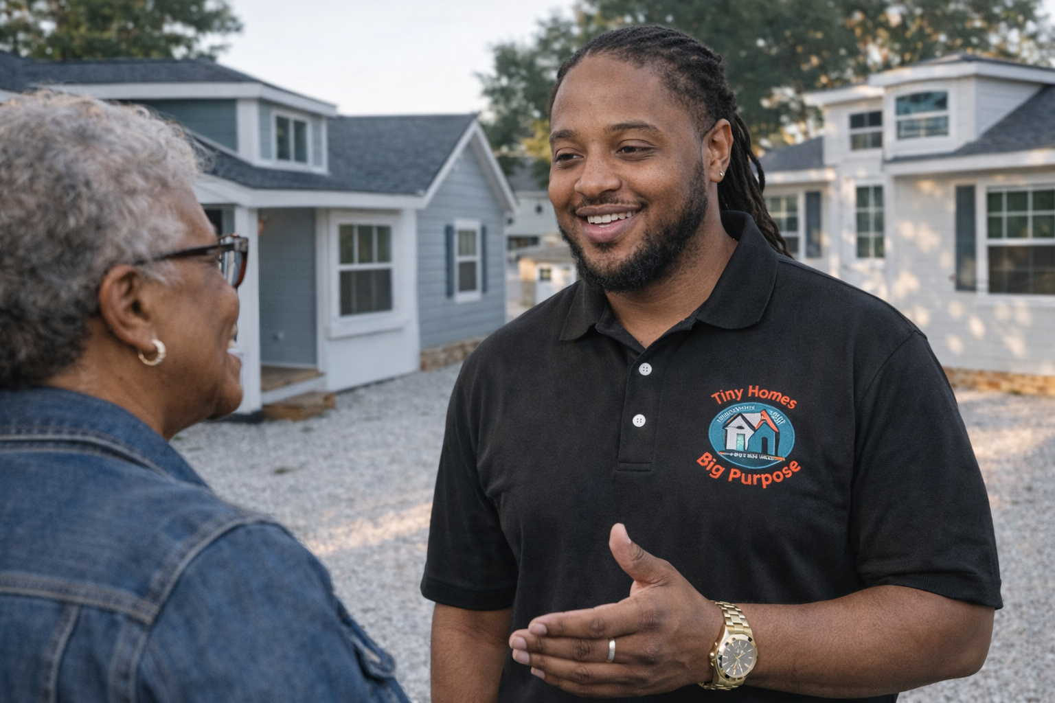 Tiny Homes Big Purpose Cotton Piqué Polo (Men’s)